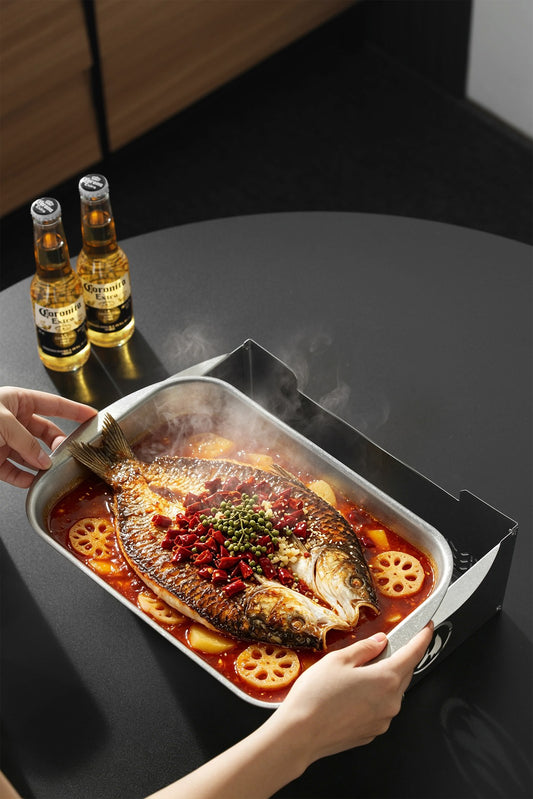 Stainless Steel Fish Warming Stands - product image 1
