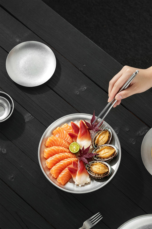 Chilled Stainless Steel Serving Plates - product image 1