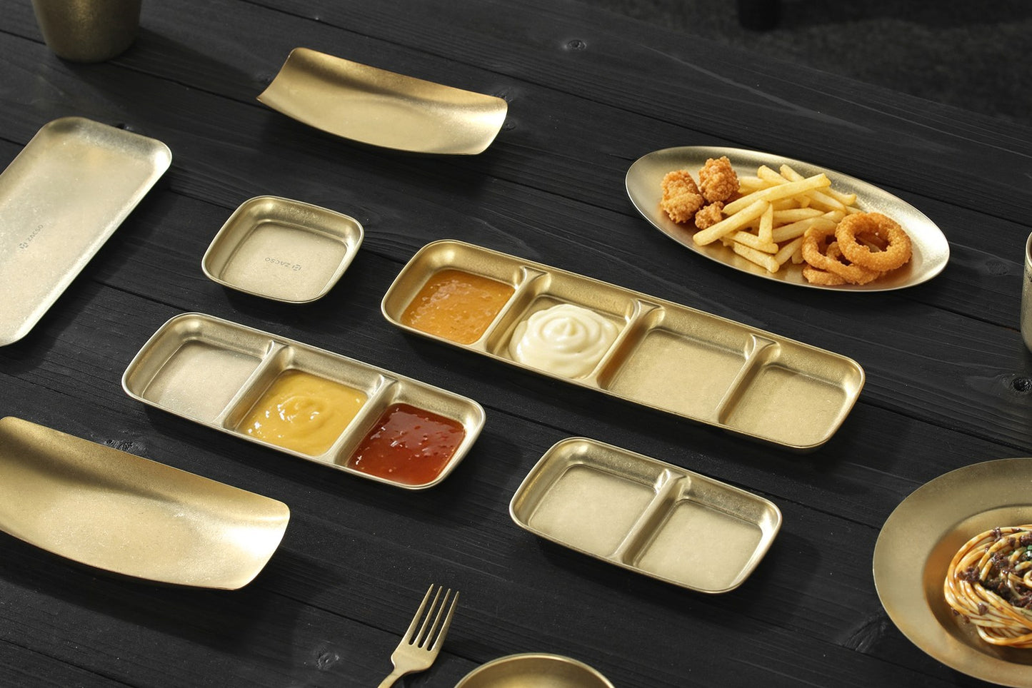 Square Compartment Sauce Dishes - product image 2