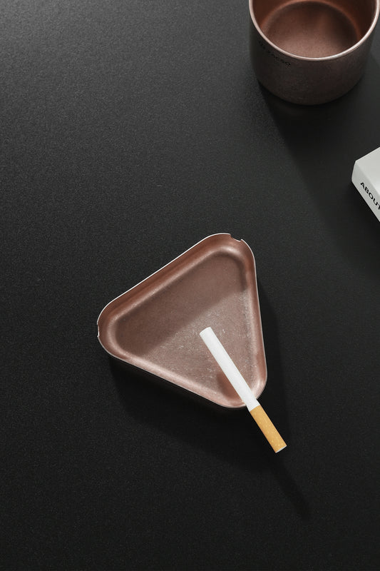 Geometric Stainless Steel Ashtrays - product image 1