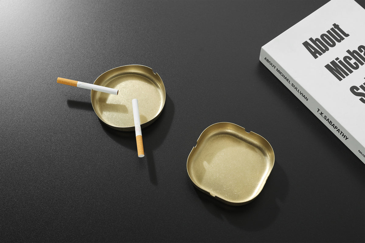 Geometric Stainless Steel Ashtrays - product image 3