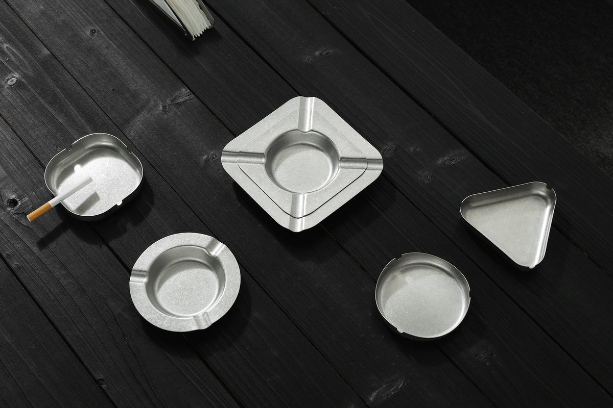 Geometric Stainless Steel Ashtrays - product image 2