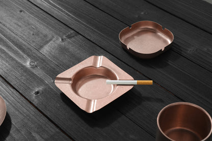 Geometric Stainless Steel Ashtrays - product image 4