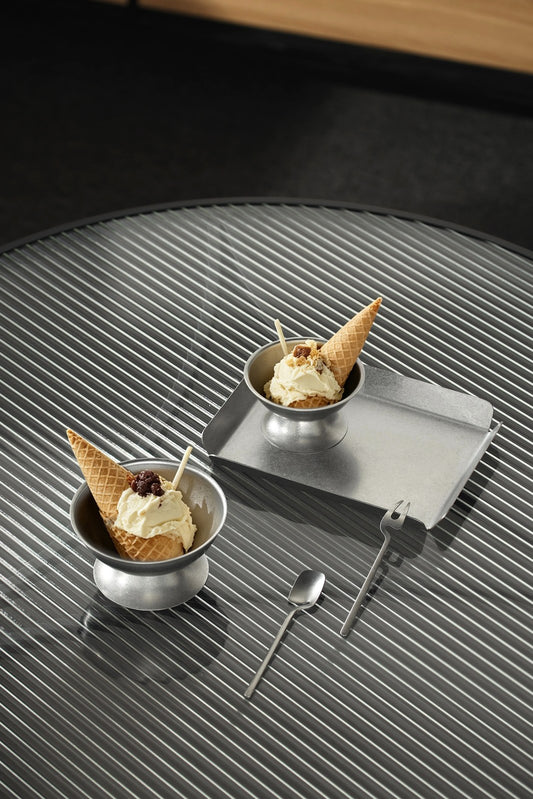 Round Stainless Steel Ice Cream Cups - product image 1