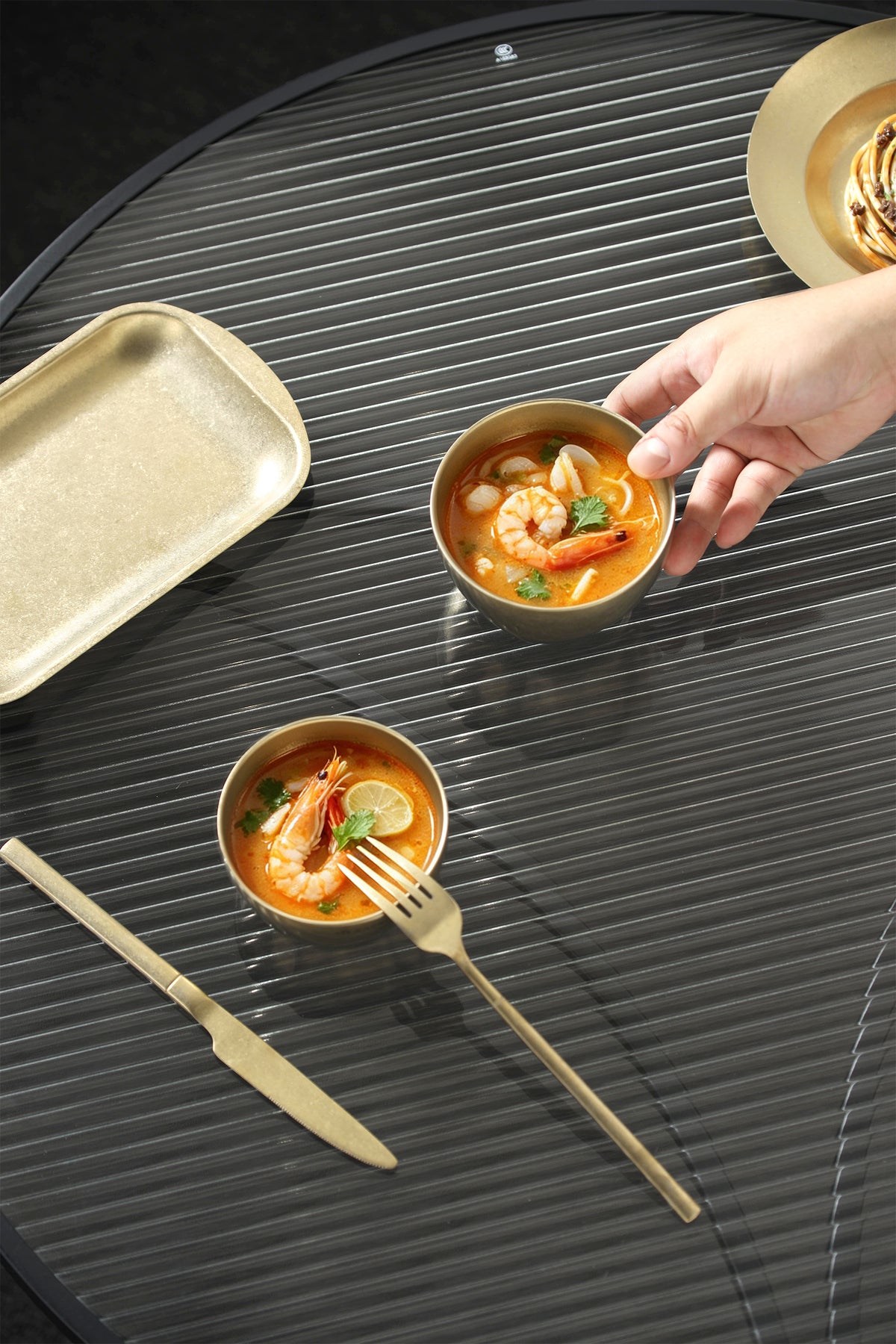 Round-Rim Square-Base Double-Wall Bowls - product image 1