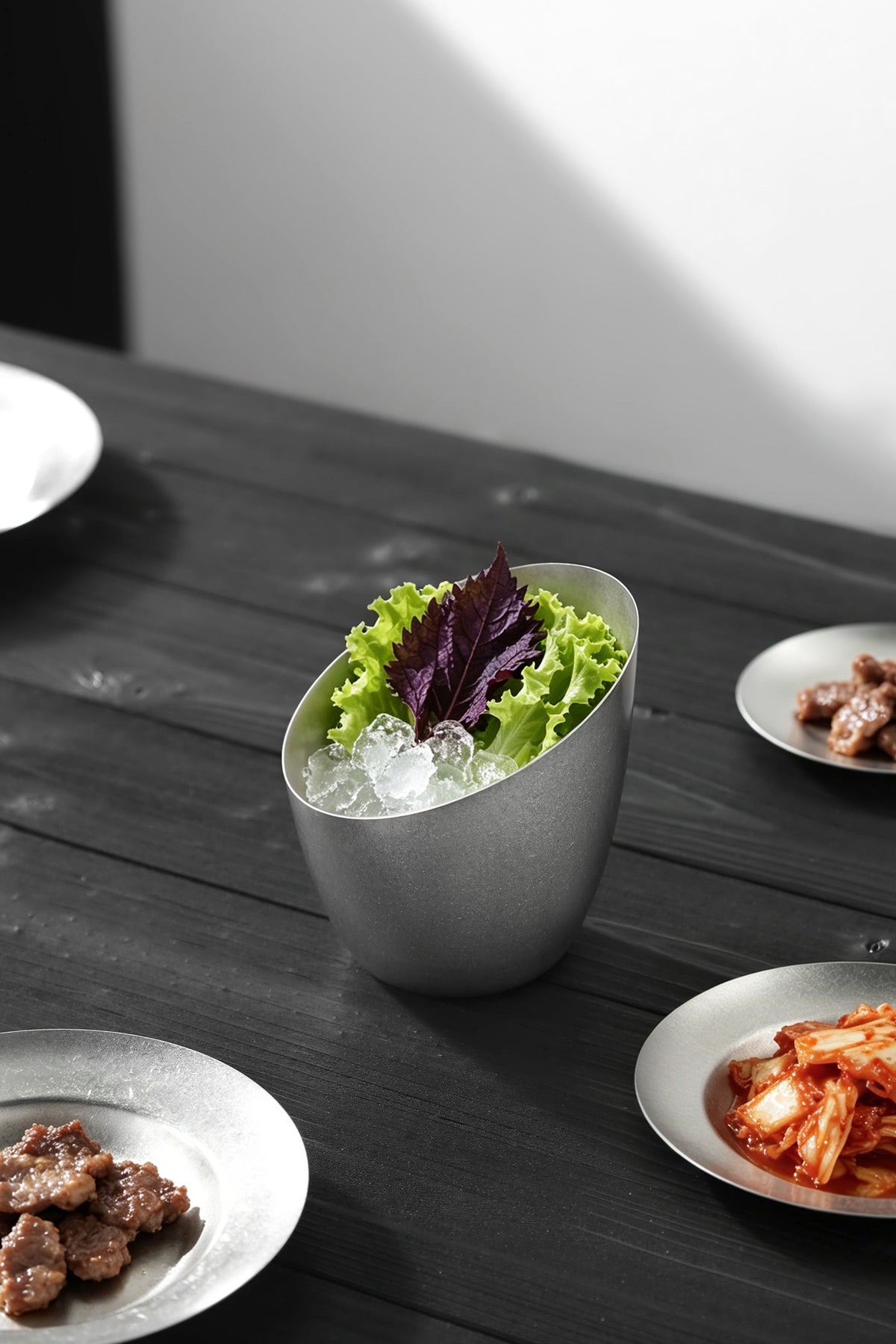 Slanted Stainless Steel Serving Bowls - product image 3