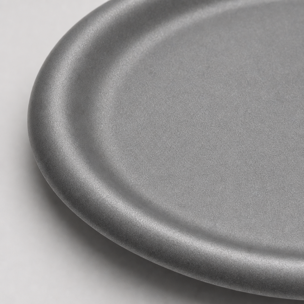 AILUKE AL-SG-BP26 snowflake gray brushed stainless steel material close-up