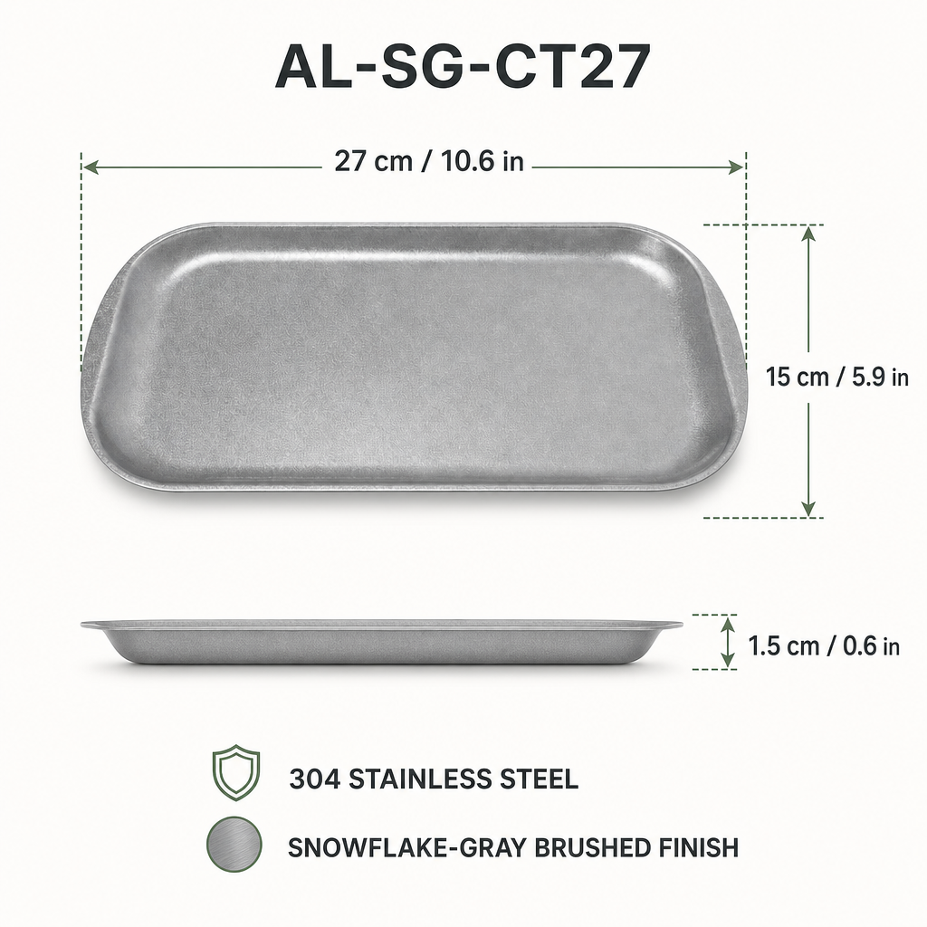 AILUKE AL-SG-CT27 handled coffee tray dimensions 27 by 15 by 1.5 cm
