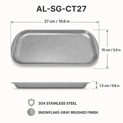 AILUKE AL-SG-CT27 handled coffee tray dimensions 27 by 15 by 1.5 cm